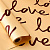 Плёнка для цветов в рулоне Love 56 см*10 м бежево-бордовая 07